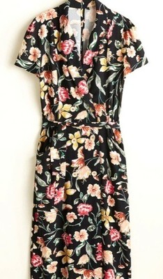 mango floral vintage dress